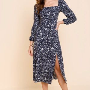 Francesca's Collection Navy Midi Dress, never worn